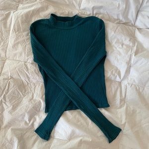Forever 21 Turquoise Crop Top